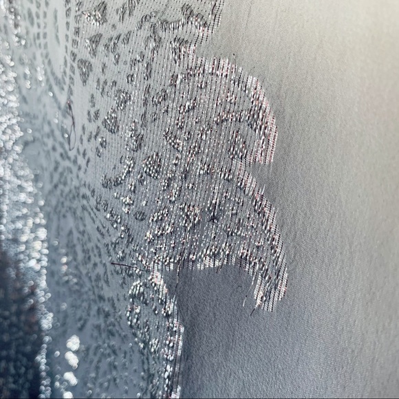 Sheer glittery embroidered blouse - Picture 4 of 5